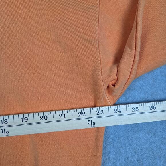NWT Only NY Mens Large Orange Hoodie Sweatshirt FLAWED - Picture 13 of 15